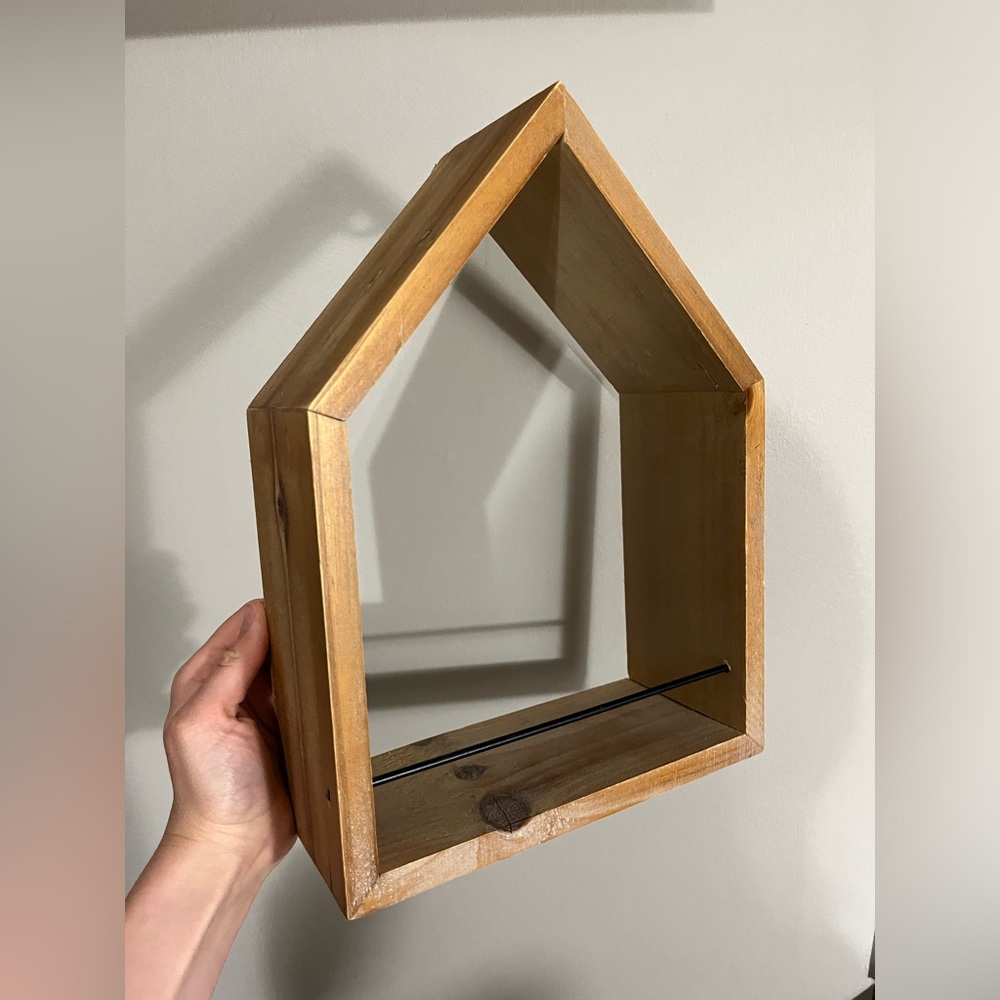 House Shaped Wall Shelf